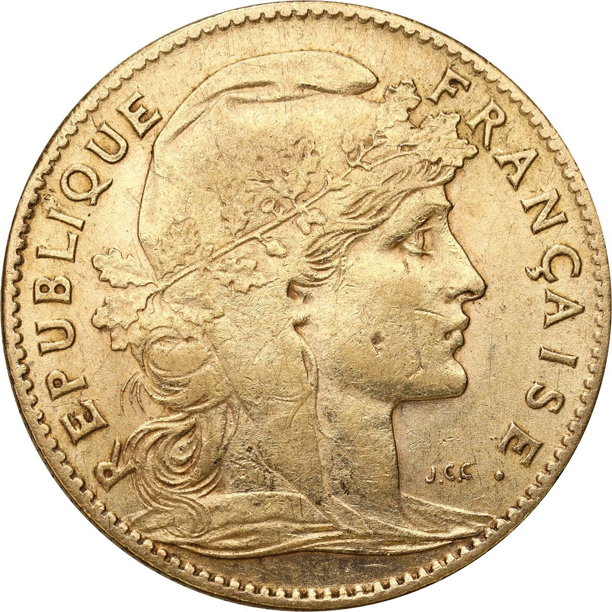 Francja. III Republika. 10 franków 1907